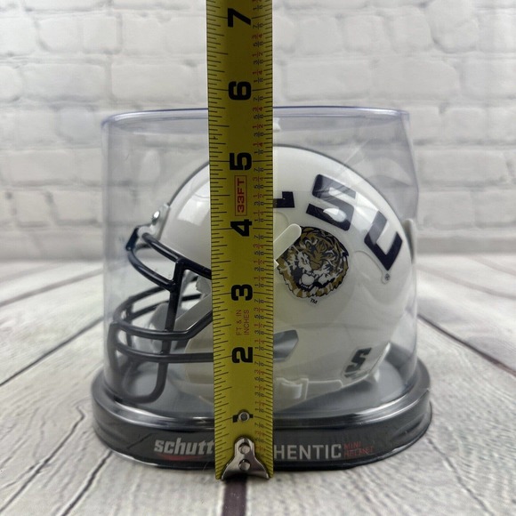 LSU Tigers NCAA Alternate 2 (White) Schutt Mini Helmet! - Picture 10 of 11